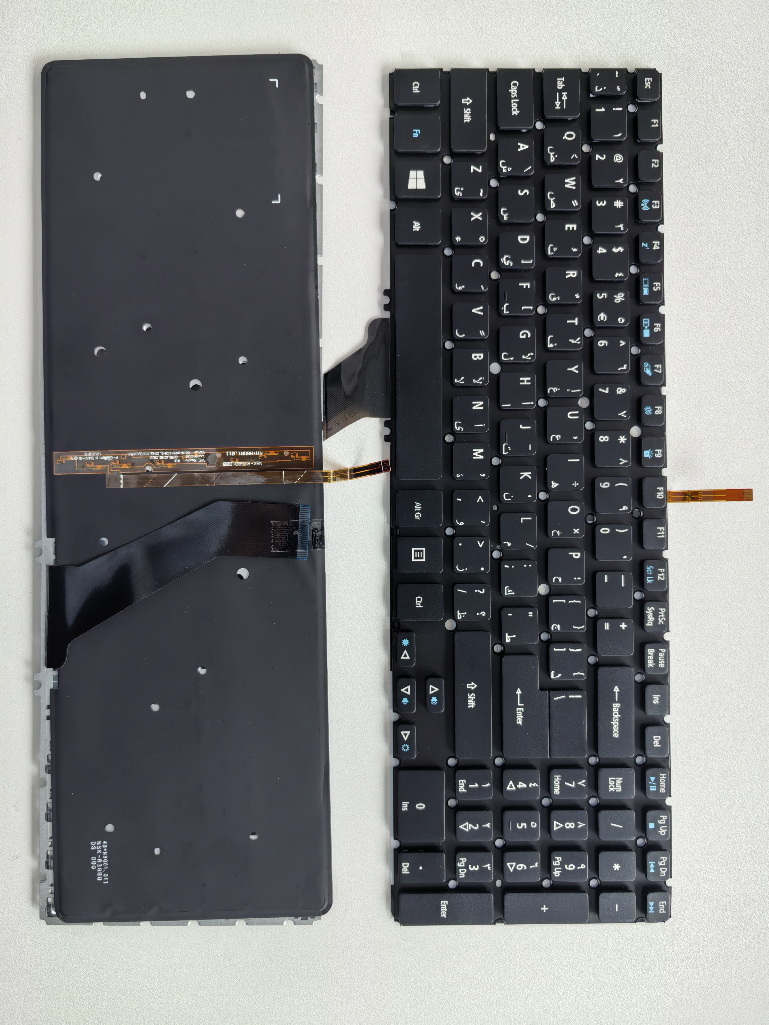 Picture of New Replacement Laptop Keyboard For ACER V5-571 BLACK Backlit (OEM) AR Layout